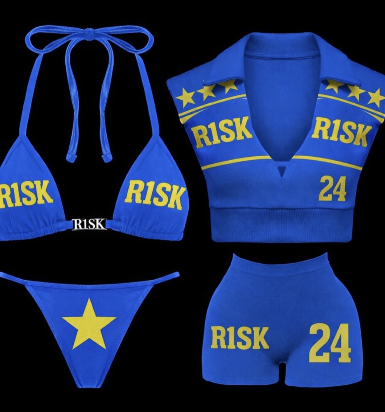 short sleeve bikini sets